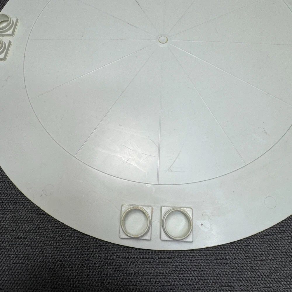 Two Vintage Wilton 10 inch Cake Separator Plates